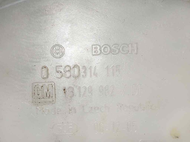 Recambio de bomba combustible para opel zafira b 1.6 16v referencia OEM IAM 0580314115 13129982 BOSCH AFORADOR