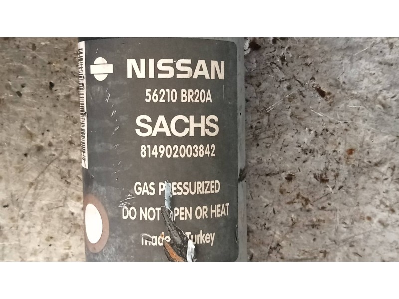 Recambio de amortiguador trasero izquierdo para nissan qashqai+2 (jj10) tekna 4x4 referencia OEM IAM 56210BR20A  