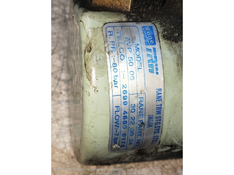 Recambio de bomba direccion para tata telcoline 2.0 tdi referencia OEM IAM 269946600178 30220034 