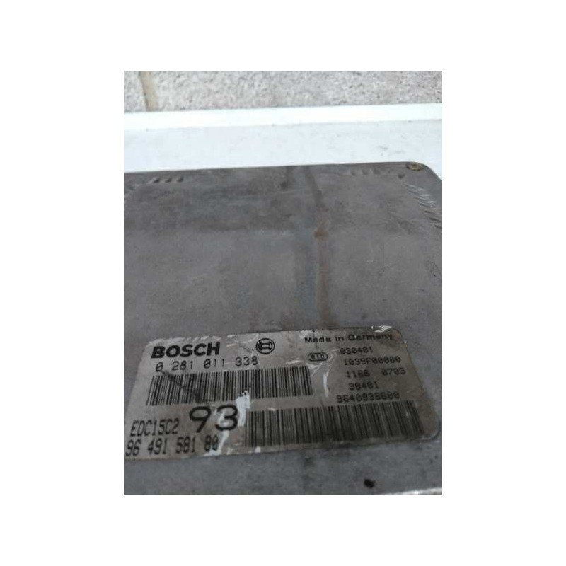 Recambio de centralita motor uce para peugeot 406 berlina (s1/s2) 2.0 hdi referencia OEM IAM 0281011338 9649158180 EDC15C2 93 Recambio de centralita motor uce para peugeot 406 berlina (s1/s2) 2.0 hdi referencia OEM IAM 0281011338 9649158180 EDC15C2 93