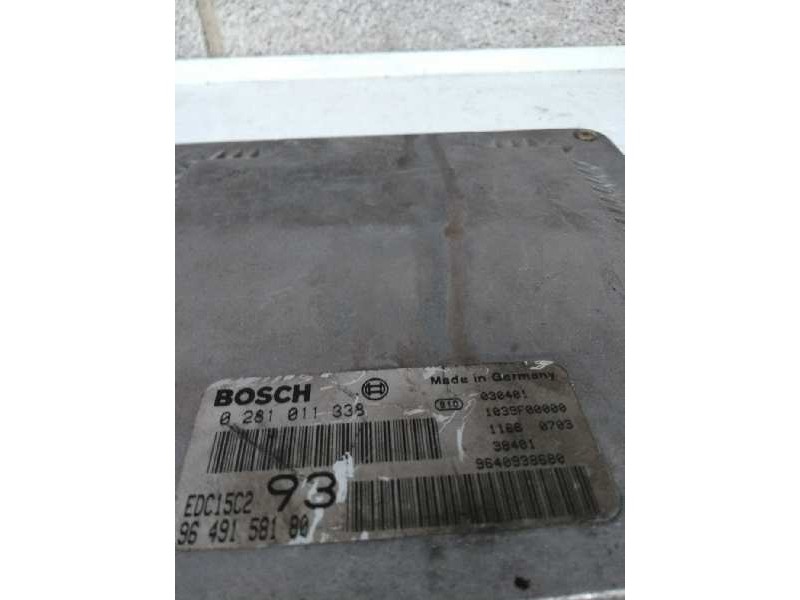 Recambio de centralita motor uce para peugeot 406 berlina (s1/s2) 2.0 hdi referencia OEM IAM 0281011338 9649158180 EDC15C2 93 Recambio de centralita motor uce para peugeot 406 berlina (s1/s2) 2.0 hdi referencia OEM IAM 0281011338 9649158180 EDC15C2 93