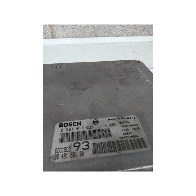 Recambio de centralita motor uce para peugeot 406 berlina (s1/s2) 2.0 hdi referencia OEM IAM 0281011338 9649158180 EDC15C2 93 Recambio de centralita motor uce para peugeot 406 berlina (s1/s2) 2.0 hdi referencia OEM IAM 0281011338 9649158180 EDC15C2 93