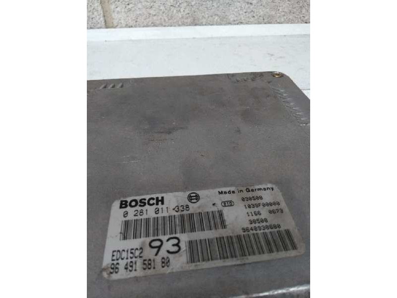 Recambio de centralita motor uce para peugeot 406 berlina (s1/s2) 2.0 hdi referencia OEM IAM 0281011338 9649158180 EDC15C2 93 Recambio de centralita motor uce para peugeot 406 berlina (s1/s2) 2.0 hdi referencia OEM IAM 0281011338 9649158180 EDC15C2 93
