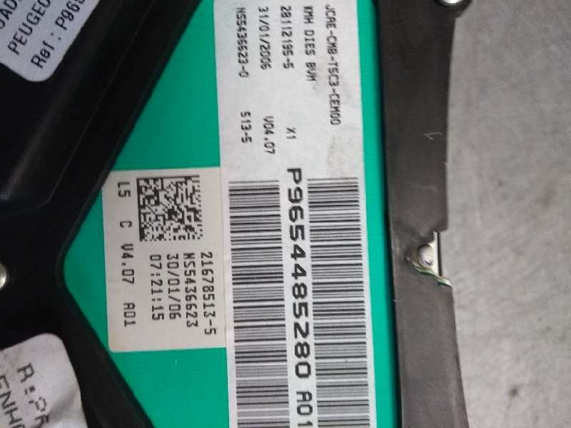 Recambio de cuadro instrumentos para peugeot 307 (s1) 1.6 16v hdi referencia OEM IAM P9654485280 A01 NS54366230 Recambio de cuadro instrumentos para peugeot 307 (s1) 1.6 16v hdi referencia OEM IAM P9654485280 A01 NS54366230