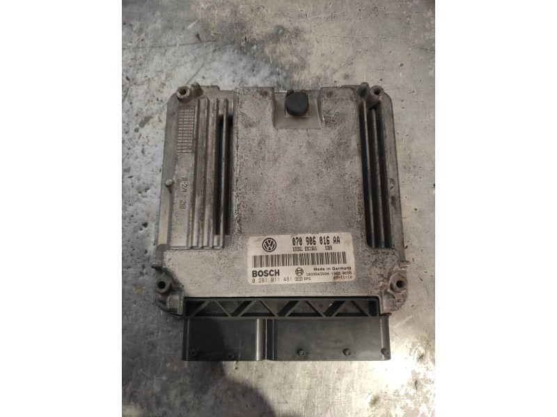Recambio de centralita motor uce para volkswagen touareg (7la) tdi v10 referencia OEM IAM 0281011481 070906016AA 