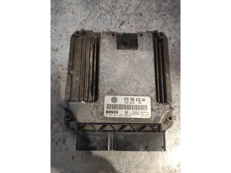 Recambio de centralita motor uce para volkswagen touareg (7la) tdi v10 referencia OEM IAM 0281011481 070906016AA 
