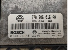Recambio de centralita motor uce para volkswagen touareg (7la) tdi v10 referencia OEM IAM 0281011481 070906016AA  2