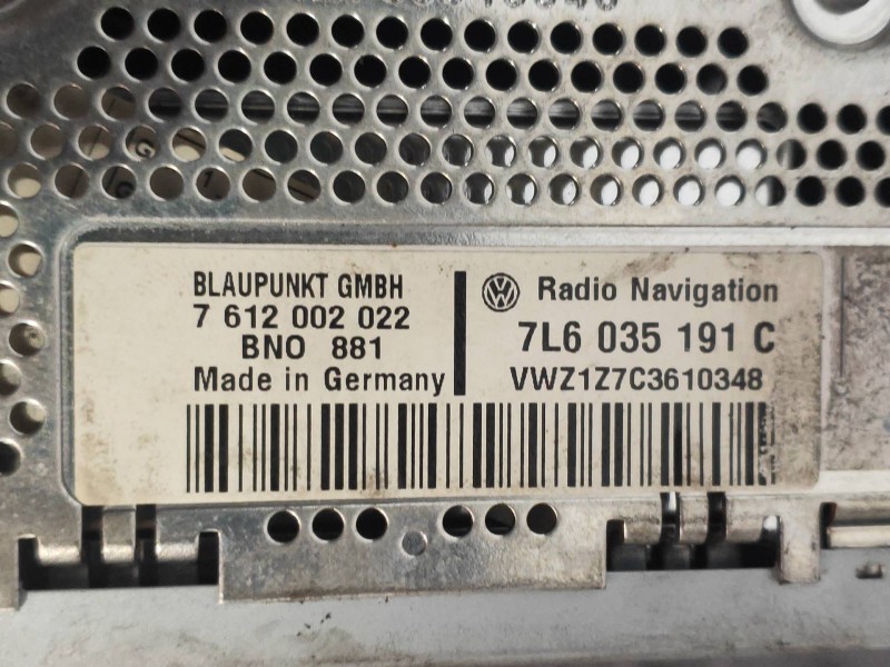 Recambio de sistema navegacion gps para volkswagen touareg (7la) tdi v10 referencia OEM IAM 7L6035191C 7612002022 