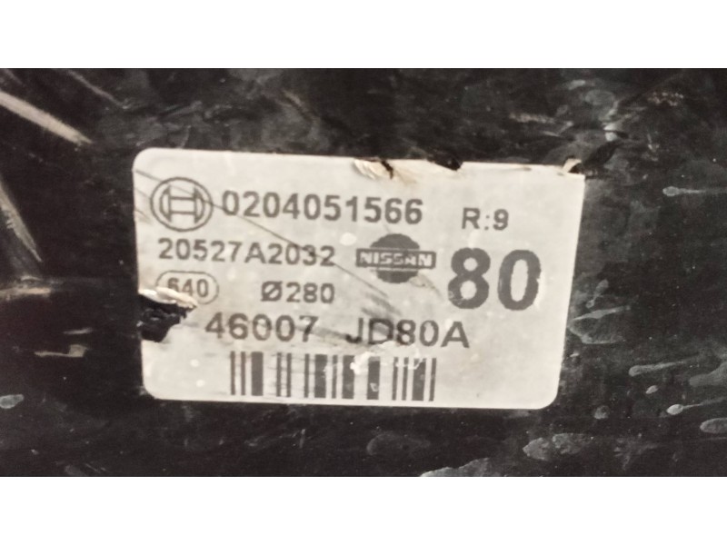 Recambio de servofreno para nissan qashqai+2 (jj10) tekna 4x4 referencia OEM IAM 0204051566 20527A2032 