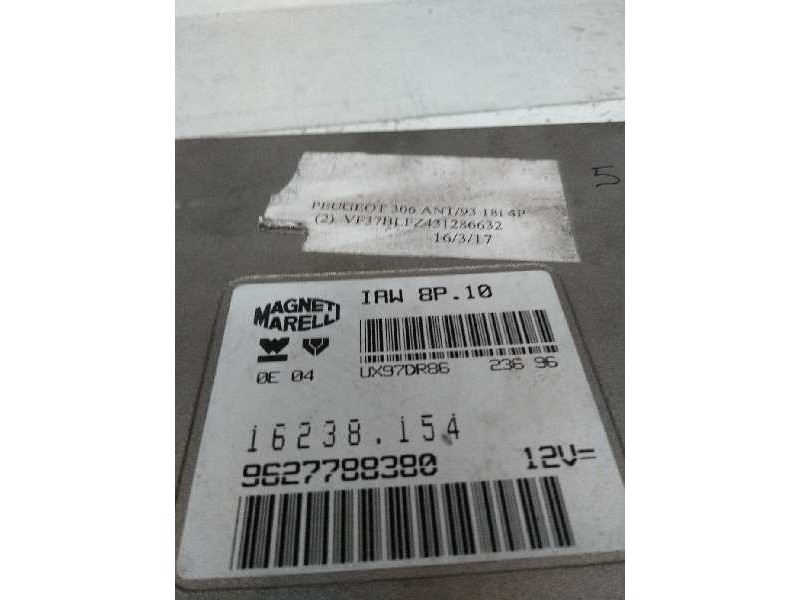 Recambio de centralita motor uce para peugeot 306 berlina 4 puertas (s1) referencia OEM IAM IAW8P10 9627788380 16238154
