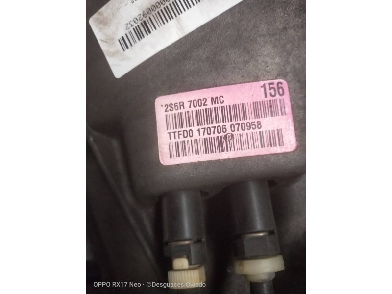 Recambio de caja cambios para ford fiesta (cbk) 1.3 cat referencia OEM IAM 2S6R7002MC TTFDO 170706 070958