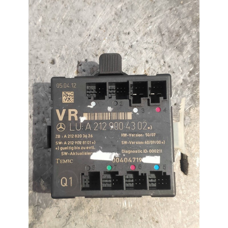 Recambio de modulo electronico para mercedes clase cls (w218) cls 350 cdi be (218.323) referencia OEM IAM A2129004302 A212820362