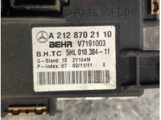 Recambio de resistencia calefaccion para mercedes clase cls (w218) cls 350 cdi be (218.323) referencia OEM IAM A2128702110 V7191 2
