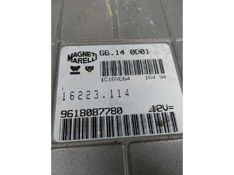 Recambio de centralita motor uce para peugeot 306 berlina 3/5 puertas (s1) 1.4 referencia OEM IAM G6140D01 9618087780 16223114