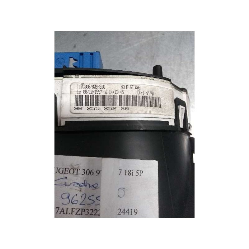 Recambio de cuadro instrumentos para peugeot 306 berlina 3/5 puertas (s1) xt referencia OEM IAM 9625585280 110008808016 