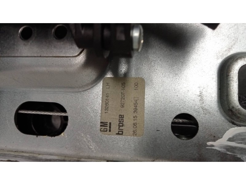 Recambio de elevalunas trasero izquierdo para opel zafira tourer selective referencia OEM IAM 13260141LH  