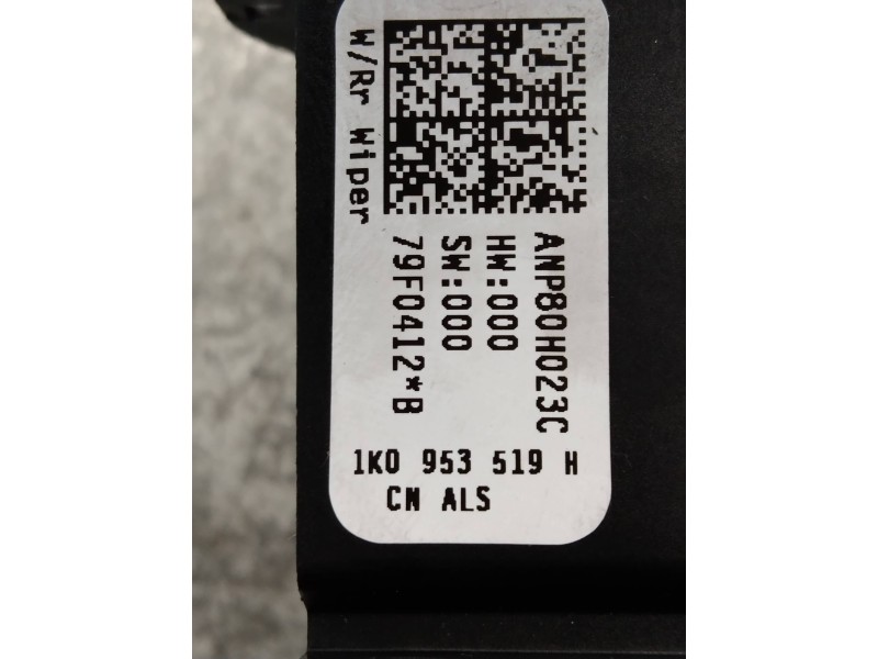 Recambio de mando limpia para volkswagen golf vi (5k1) advance referencia OEM IAM 1K0953519  