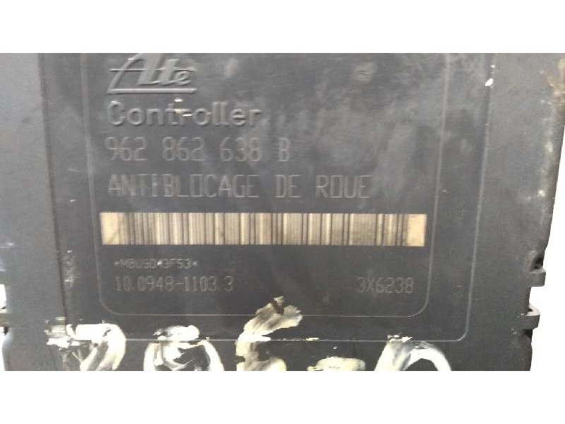 Recambio de abs para peugeot 206 berlina referencia OEM IAM 10094811033 10020400714 962862638B 9630135080 Recambio de abs para peugeot 206 berlina referencia OEM IAM 10094811033 10020400714 962862638B 9630135080