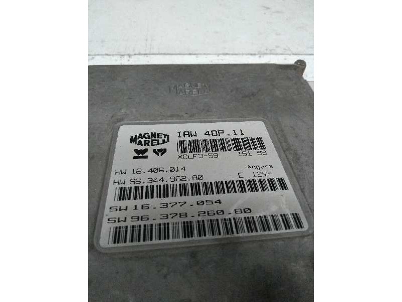 Recambio de centralita motor uce para peugeot 406 berlina (s1/s2) referencia OEM IAM IAW48P11 9634496280 16406014 9637826080 163