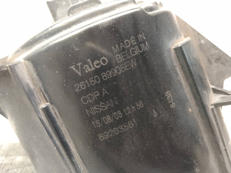 Recambio de faro antiniebla derecho para nissan x-trail (t30) comfort referencia OEM IAM 89203561  