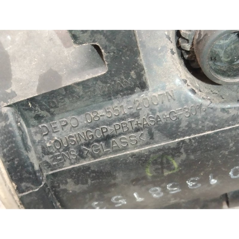 Recambio de faro antiniebla izquierdo para renault megane ii berlina 5p 1.5 dci diesel referencia OEM IAM 085512007N  