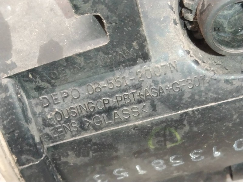 Recambio de faro antiniebla izquierdo para renault megane ii berlina 5p 1.5 dci diesel referencia OEM IAM 085512007N  