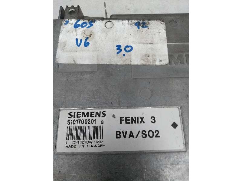 Recambio de centralita motor uce para peugeot 605 referencia OEM IAM S101700201G FENIX3 BVAS02