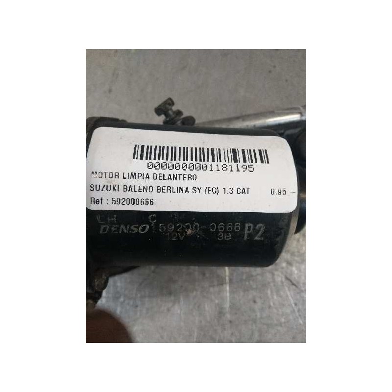 Recambio de motor limpia delantero para suzuki baleno berlina sy (eg) 1.3 cat referencia OEM IAM 592000666  