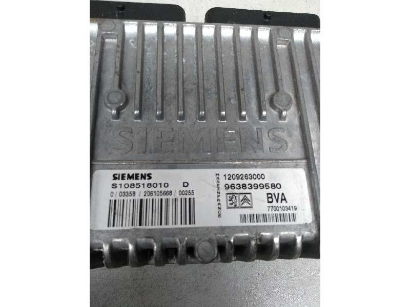 Recambio de centralita cambio automatico para peugeot 206 berlina referencia OEM IAM S108518010D 9638399580 1209263000 770010341