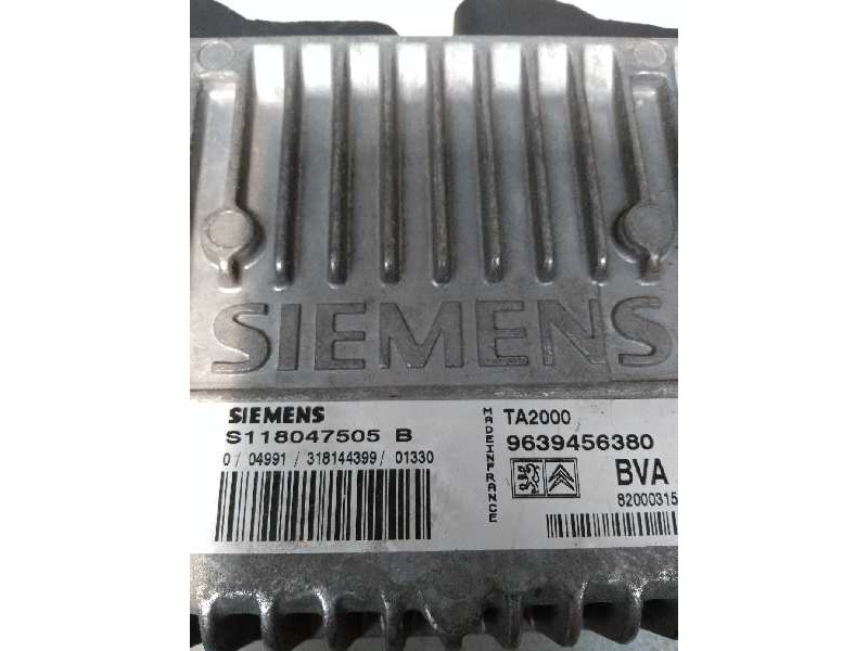 Recambio de centralita cambio automatico para peugeot 307 (s1) 1.6 16v cat referencia OEM IAM S118047505B 9639456380 TA2000 8200