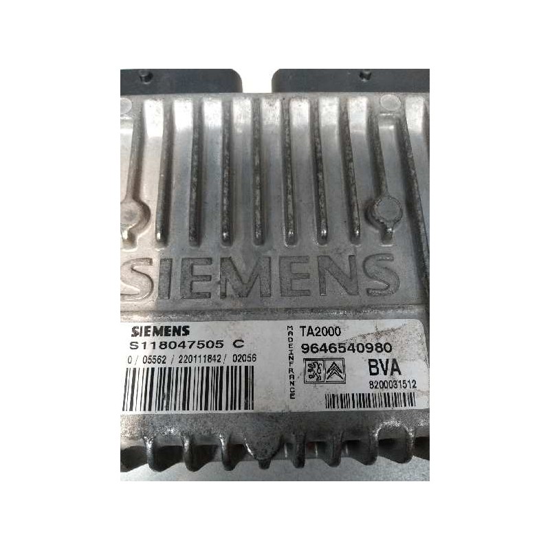 Recambio de centralita cambio automatico para peugeot 307 (s1) 1.6 16v cat referencia OEM IAM S118047505C 9646540980 TA2000 8200