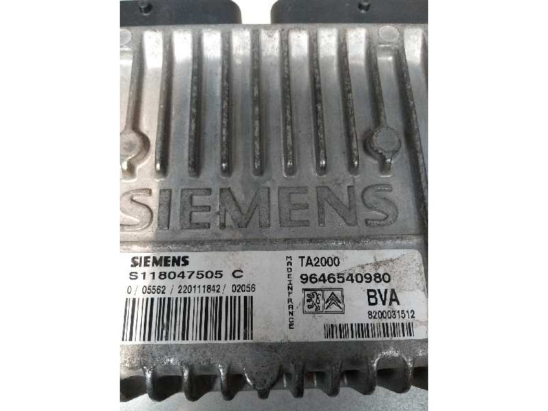 Recambio de centralita cambio automatico para peugeot 307 (s1) 1.6 16v cat referencia OEM IAM S118047505C 9646540980 TA2000 8200