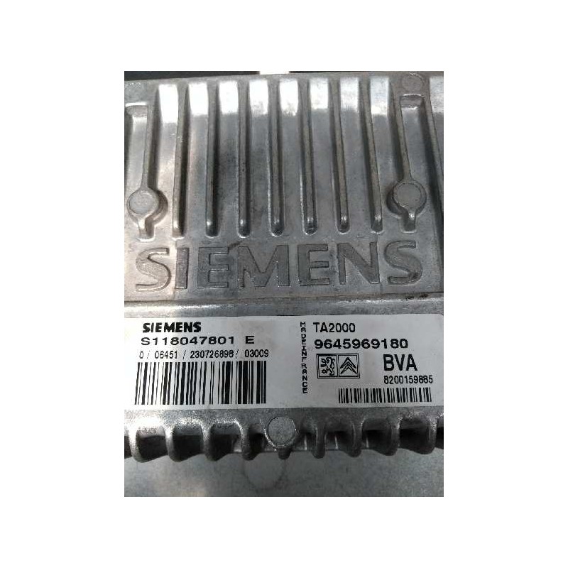 Recambio de centralita cambio automatico para peugeot 406 berlina (s1/s2) 2.0 16v cat referencia OEM IAM S118047801E 9645969180 