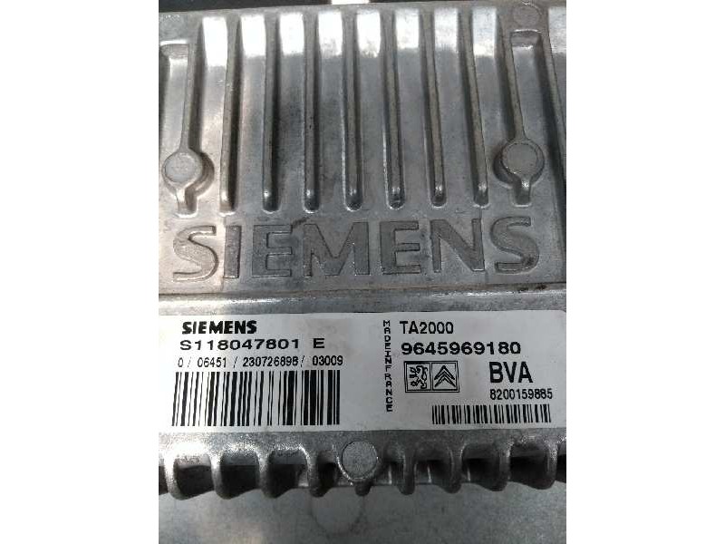 Recambio de centralita cambio automatico para peugeot 406 berlina (s1/s2) 2.0 16v cat referencia OEM IAM S118047801E 9645969180 