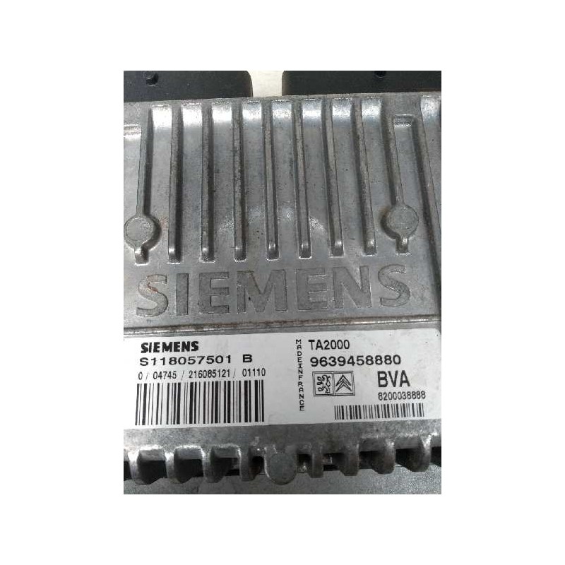 Recambio de centralita cambio automatico para peugeot 406 break (s1/s2) 2.0 hdi referencia OEM IAM S118057501B 9639458880 TA2000