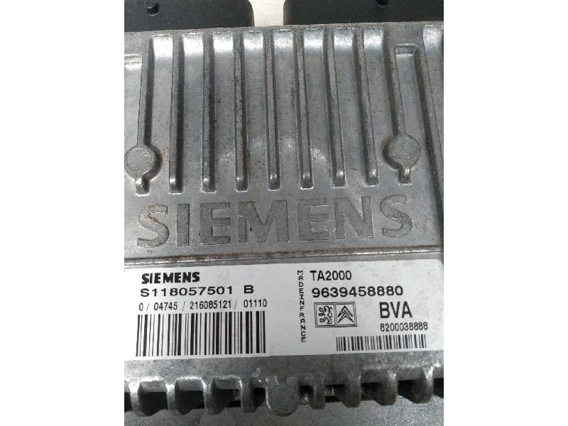 Recambio de centralita cambio automatico para peugeot 406 break (s1/s2) 2.0 hdi referencia OEM IAM S118057501B 9639458880 TA2000