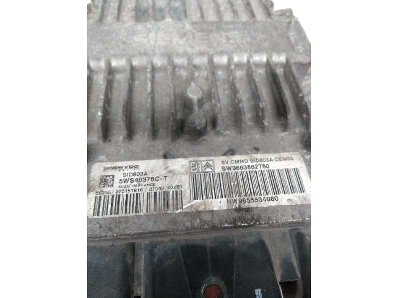 Recambio de centralita motor uce para peugeot expert tepee 2.0 hdi cat (rhk / dw10uted4) referencia OEM IAM 5WS40378CT SW9663832