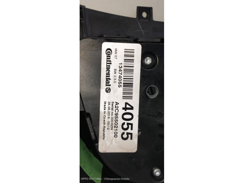 Recambio de mando calefaccion / aire acondicionado para opel zafira tourer selective referencia OEM IAM 13474055 A2C95502100 