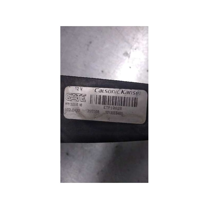 Recambio de electroventilador para nissan pathfinder (r51) 2.5 dci le referencia OEM IAM 5020430 92120EB400 GATE CALSONIC