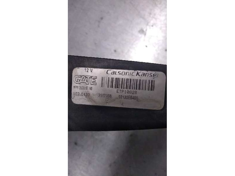 Recambio de electroventilador para nissan pathfinder (r51) 2.5 dci le referencia OEM IAM 5020430 92120EB400 GATE CALSONIC