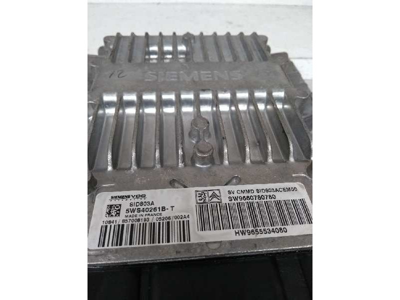 Recambio de centralita motor uce para peugeot 407 sw st sport pack referencia OEM IAM 5WS40261BT SW9660780780 HW9655534080 SID80