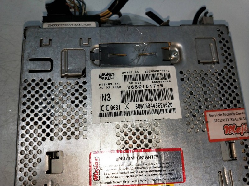 Recambio de sistema navegacion gps para peugeot 407 sw st sport pack referencia OEM IAM 9660384980 96601817YW 