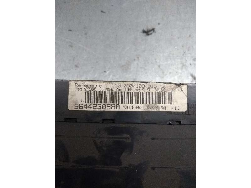 Recambio de cuadro instrumentos para peugeot 406 berlina (s1/s2) stdt referencia OEM IAM 9644230980 110080108015 