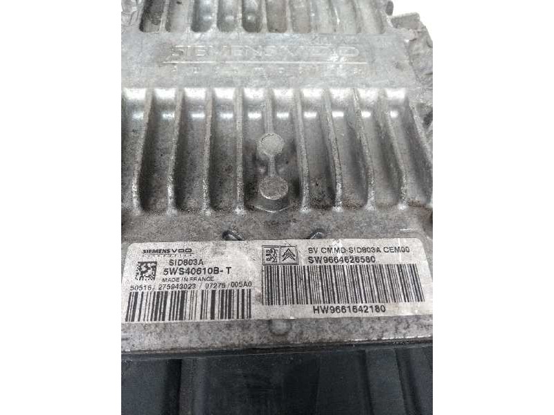 Recambio de centralita motor uce para peugeot 807 st pack referencia OEM IAM 5WS40610BT SW9664626580 HW9661642180 SID803A