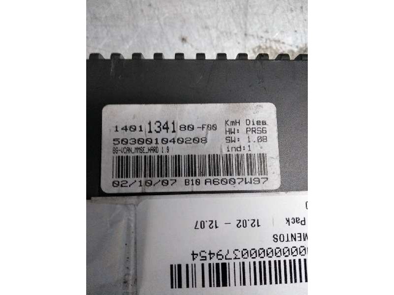 Recambio de cuadro instrumentos para peugeot 807 st pack referencia OEM IAM 1401134180 503001040208 