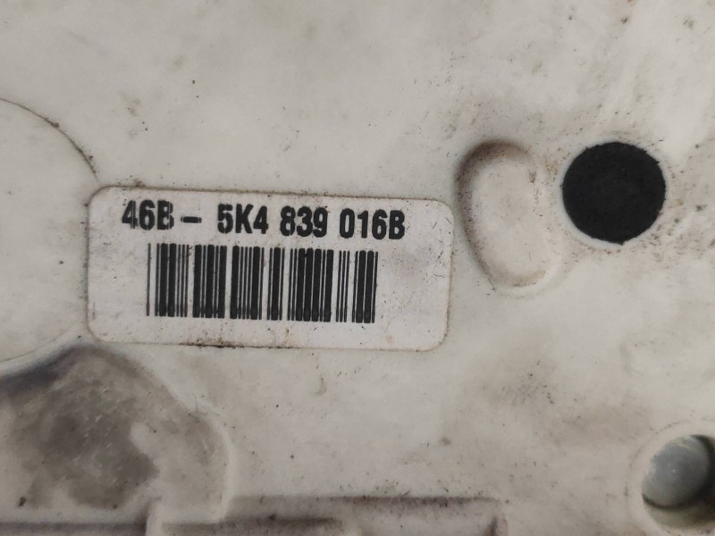 Recambio de motor cierre centralizado trasero derecho para volkswagen golf vi (5k1) advance referencia OEM IAM 5K4839016B  