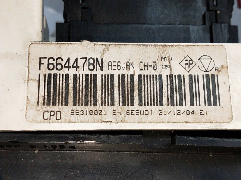 Recambio de mando calefaccion / aire acondicionado para peugeot 1007 1.4 hdi referencia OEM IAM F664478N  