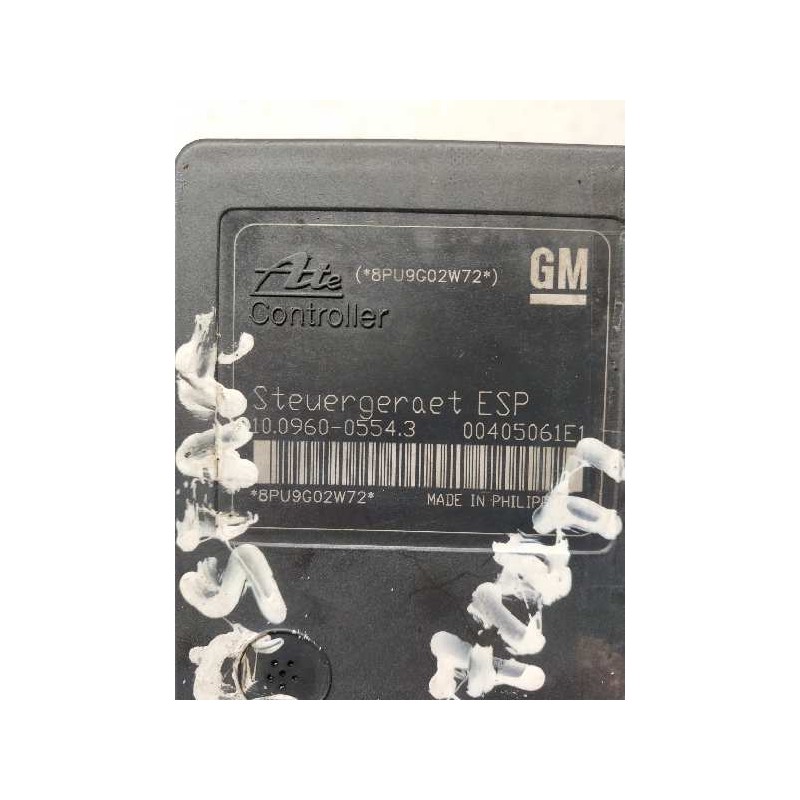 Recambio de abs para opel astra h ber. edition referencia OEM IAM 10096005543 10020602904 13246535 6279 BL 00405061E1 93191516