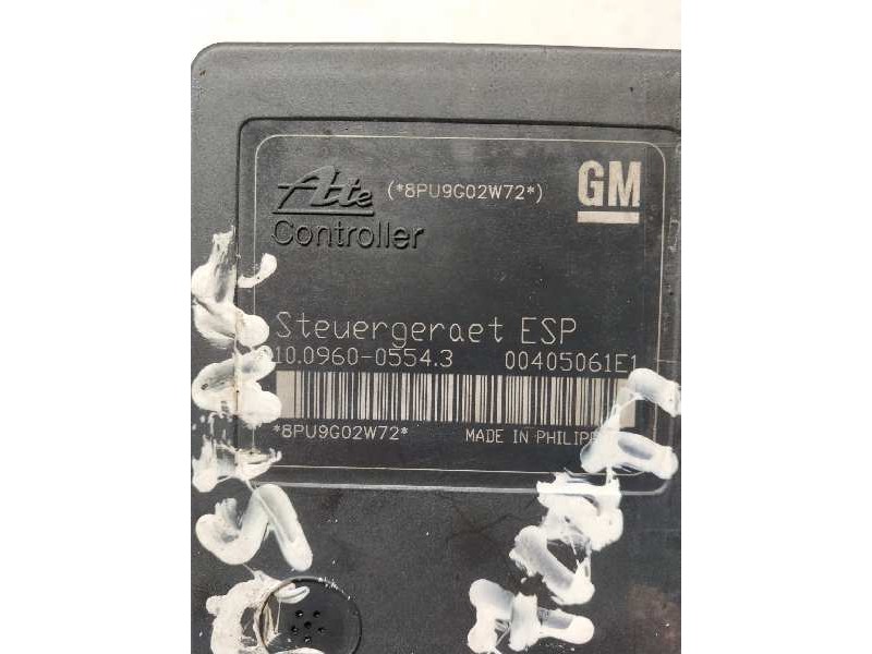 Recambio de abs para opel astra h ber. edition referencia OEM IAM 10096005543 10020602904 13246535 6279 BL 00405061E1 93191516