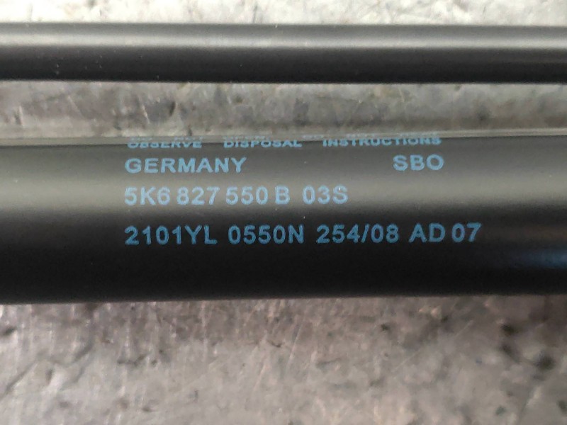 Recambio de amortiguadores maletero / porton para volkswagen golf vi (5k1) advance referencia OEM IAM 5K6827550B  